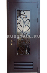 Входная дверь с ковкой RS47 - Изображение