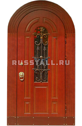 Металлическая входная дверь с ковкой RS139 - Изображение